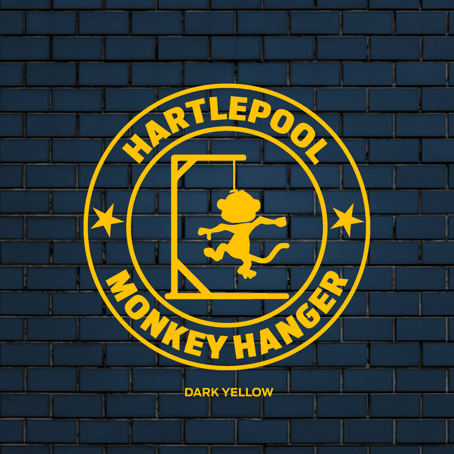 Hartlepool Monkey hanger decal