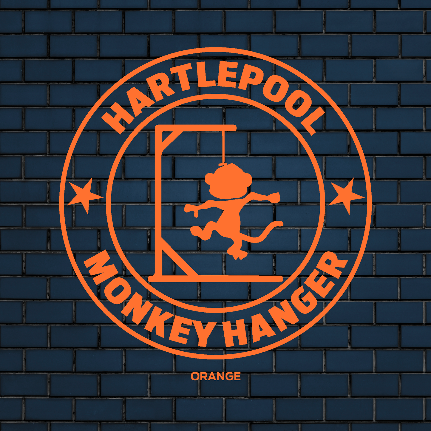 Hartlepool Monkey hanger decal