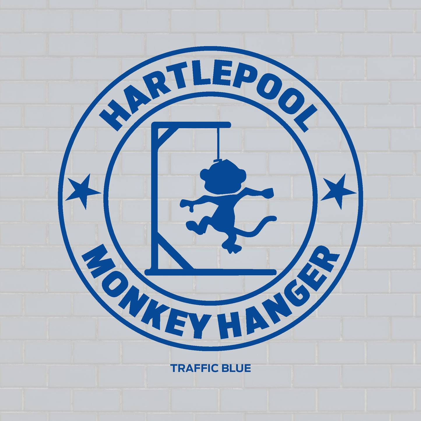 Hartlepool Monkey hanger decal