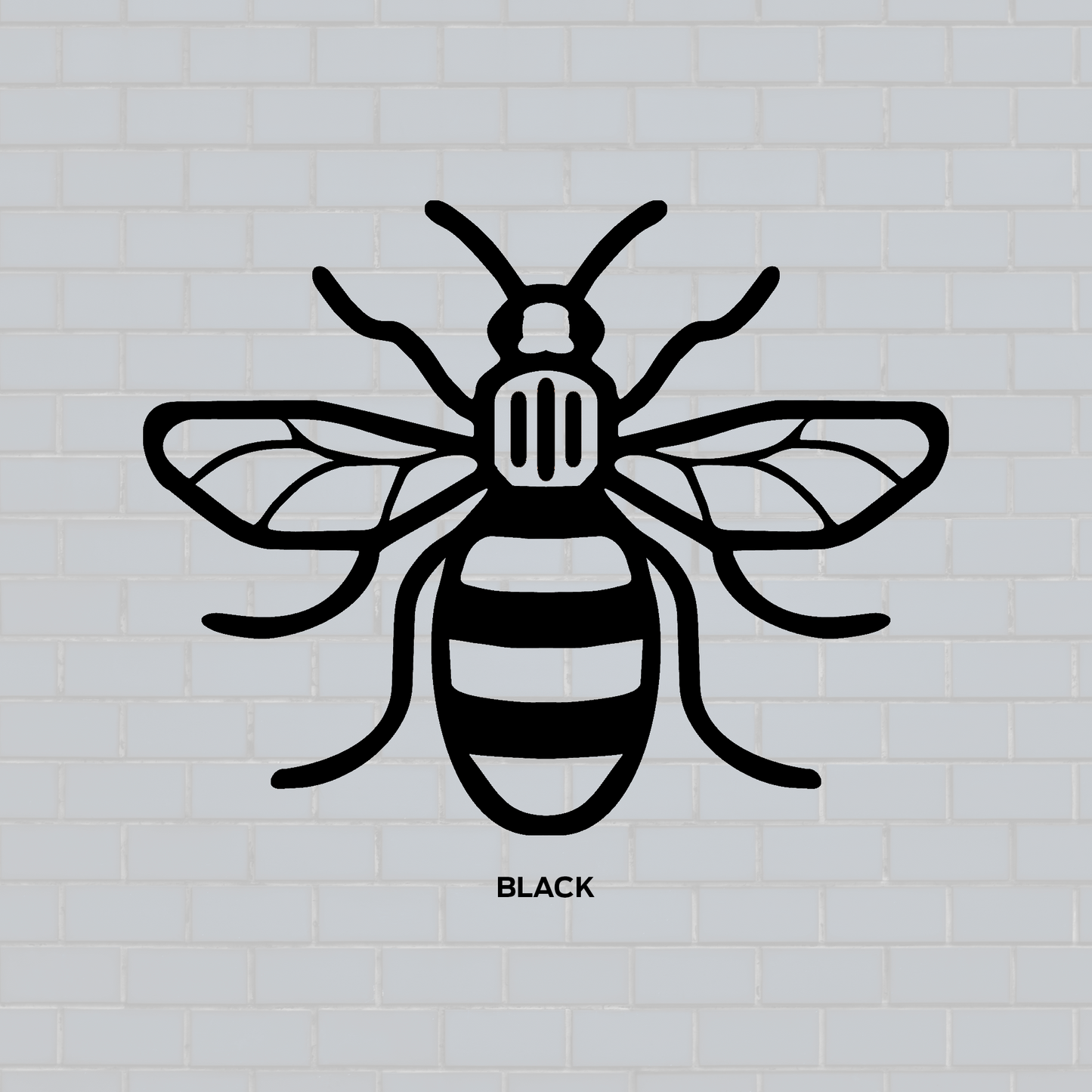 Manchester Bee vinyl decal