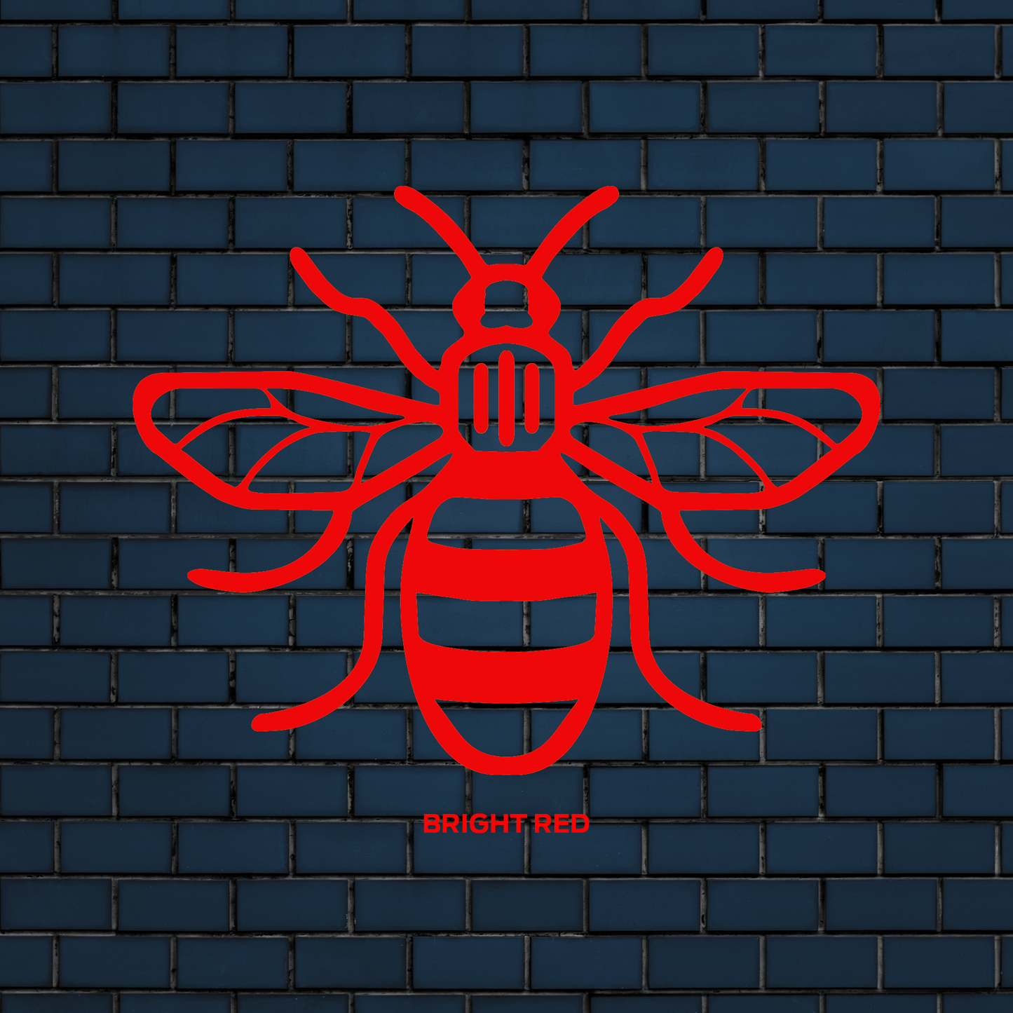 Manchester Bee vinyl decal