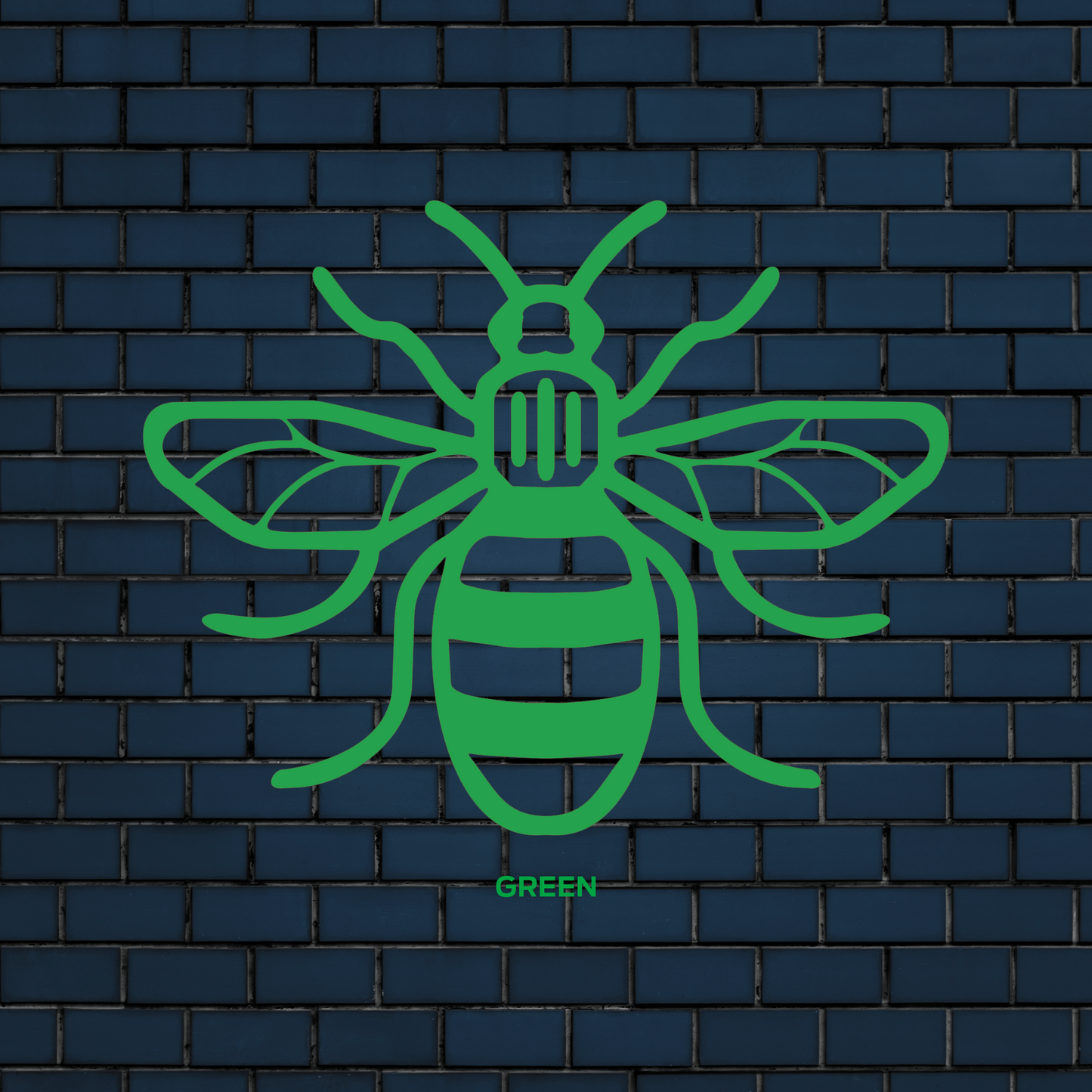 Manchester Bee vinyl decal