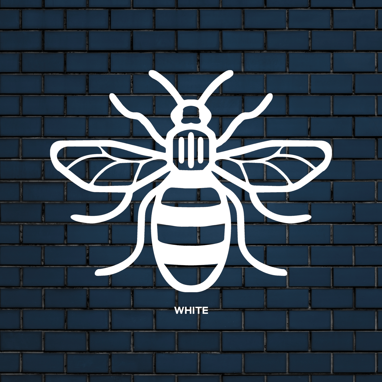 Manchester Bee vinyl decal