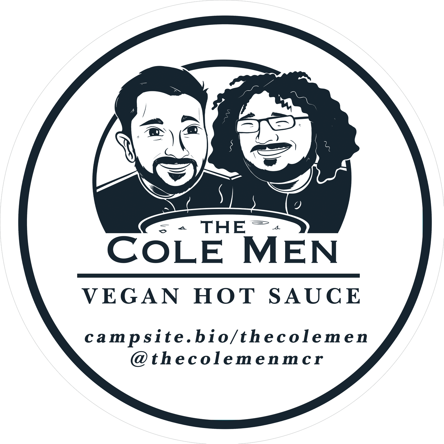 Cole Men Logo Stickers