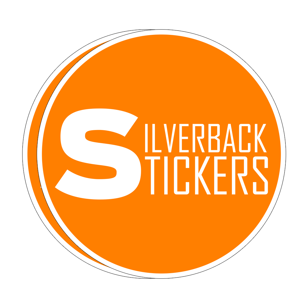 Custom Circle Stickers - Personalised Design | Silverback Stickers