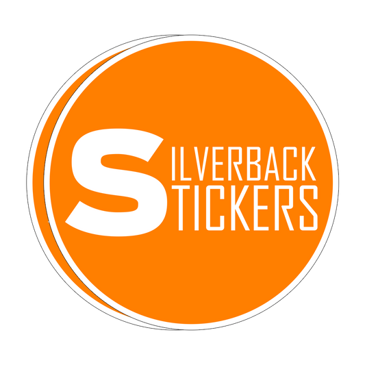 Custom Circle Stickers - Personalised Design | Silverback Stickers