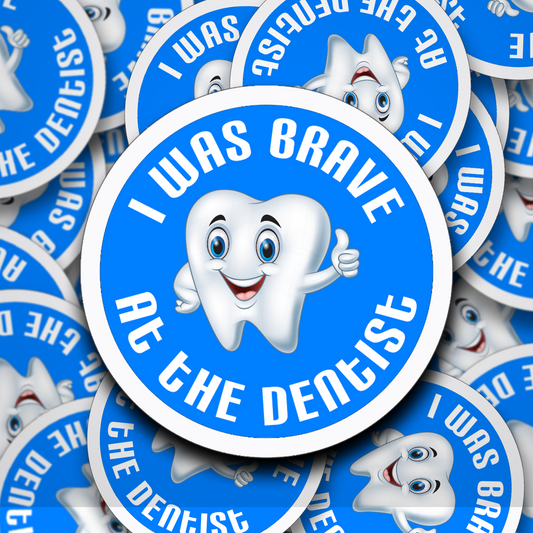 Personalised Dentist Stickers | Reward Stickers | Dentist Bravery Stickers
