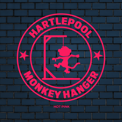 Hartlepool Monkey hanger decal