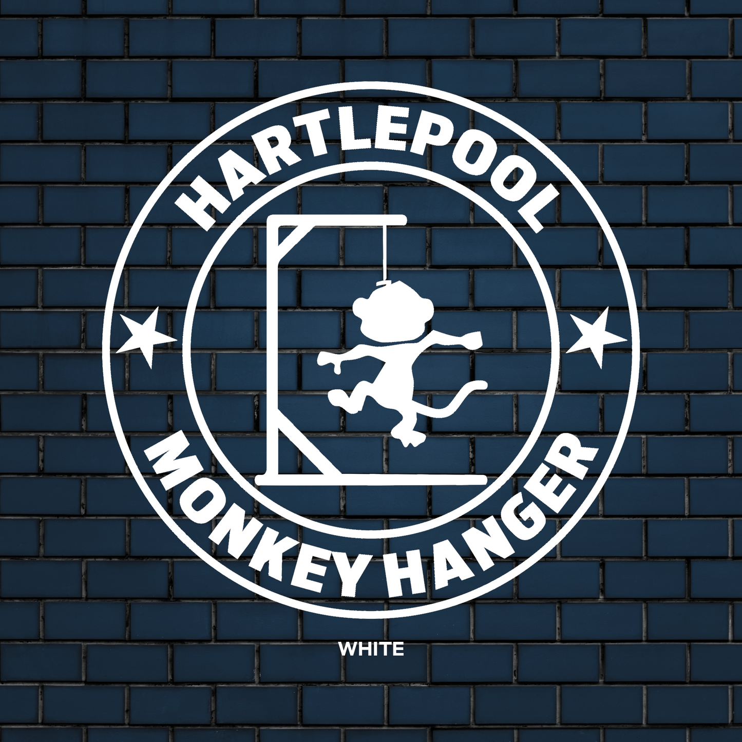 Hartlepool Monkey hanger decal