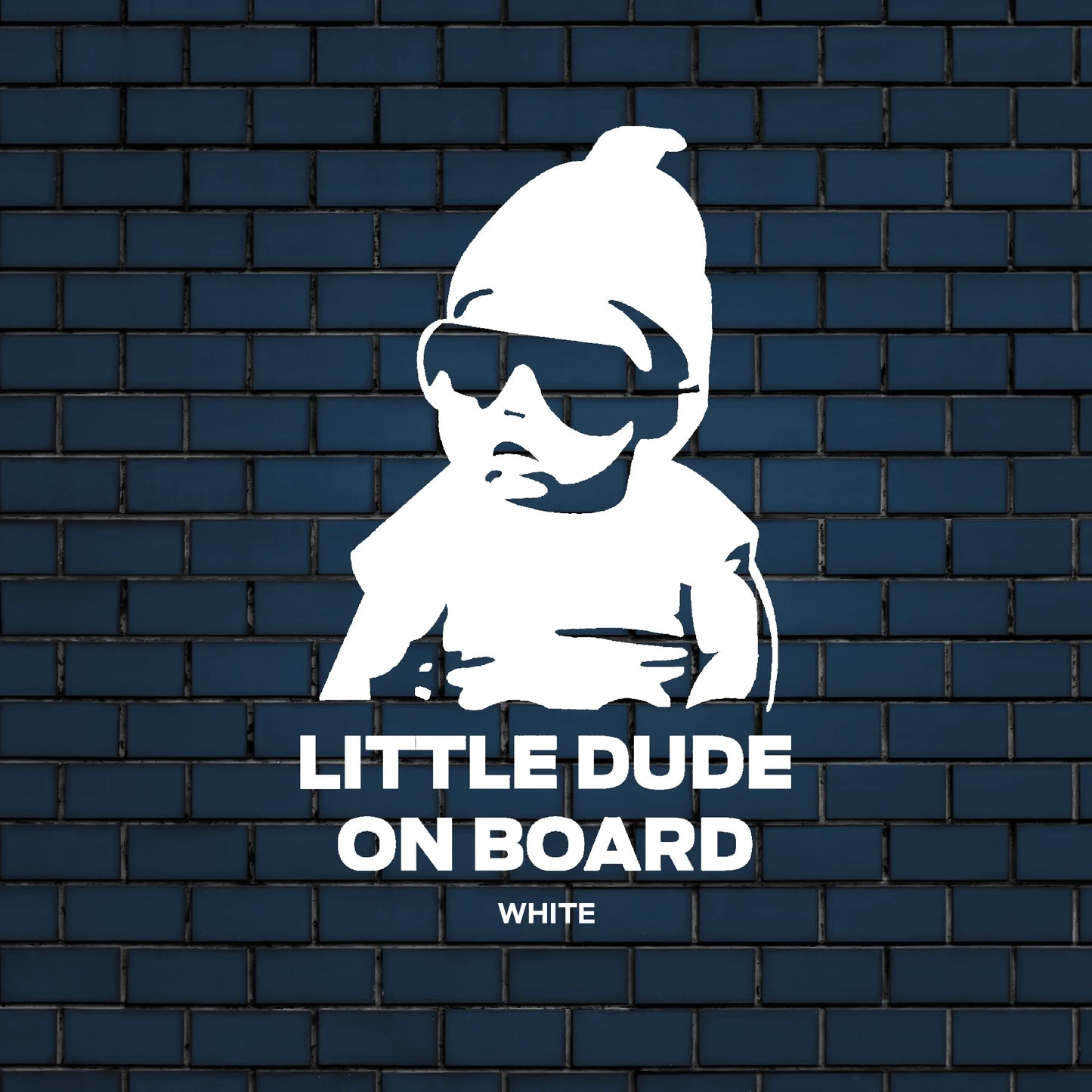 Little Dude on Board decal