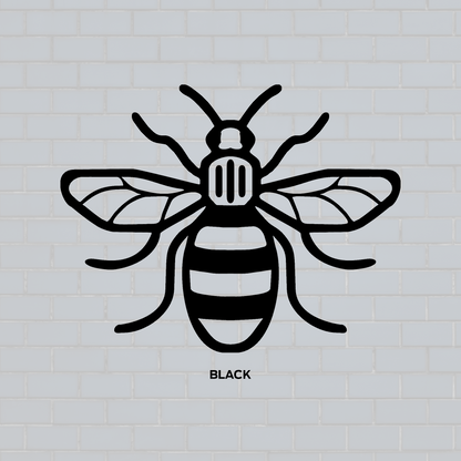 Manchester Bee vinyl decal