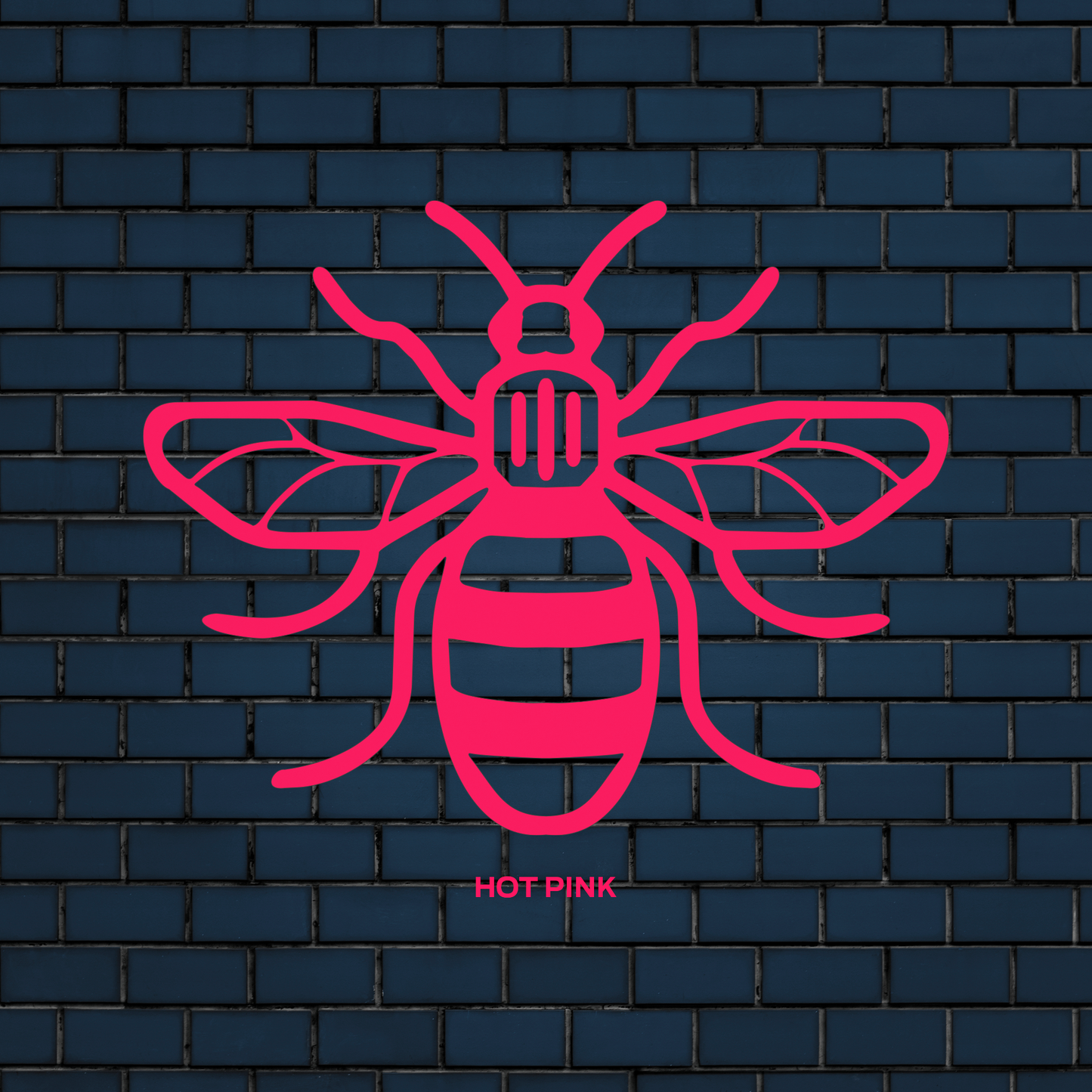 Manchester Bee vinyl decal