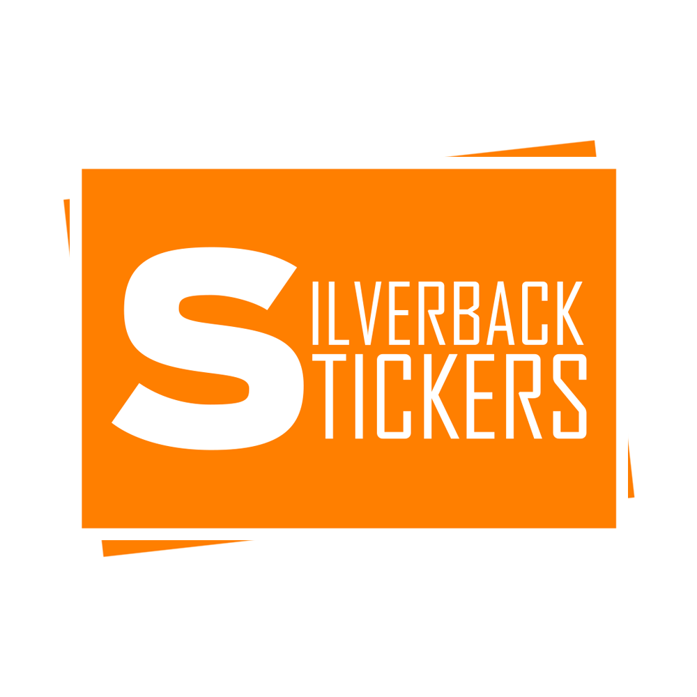 Custom Rectangle Stickers - Personalised Design | Silverback Stickers